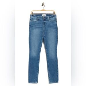 PAIGE Skyline Ankle Peg Breland Torn Back Ankles Skinny Jeans